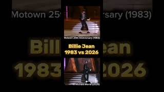 Michael movie "Billie Jean" comparison 1983 - 2026 #shorts #michaeljackson
