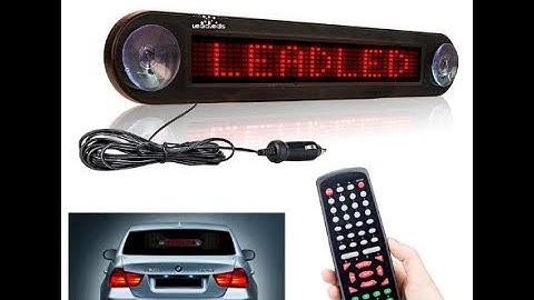 Remote Led Car Sign Quickly to Select Message Display LLDT460-D740