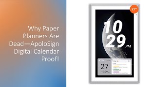 Why Paper Planners Are Dead—ApoloSign Digital Calendar Proof!