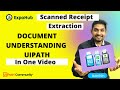 Receipt Extraction (UiPath Document Understanding in One Video)