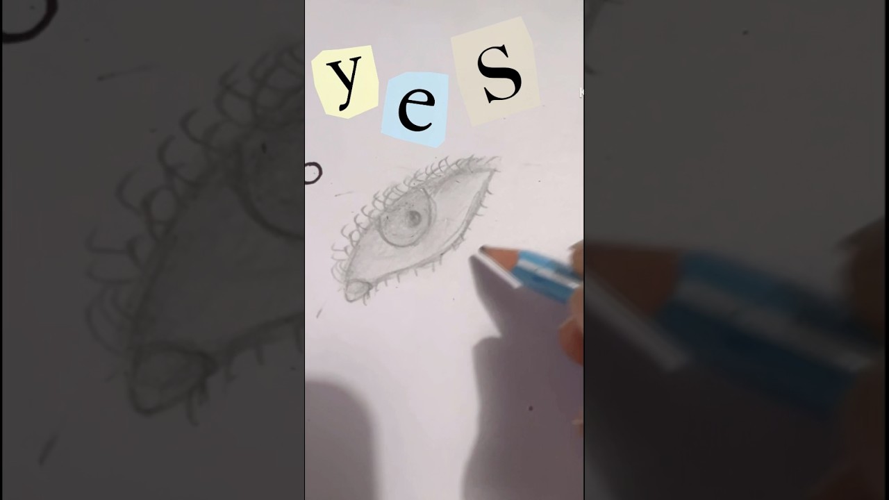 How to draw a realistic eye | 