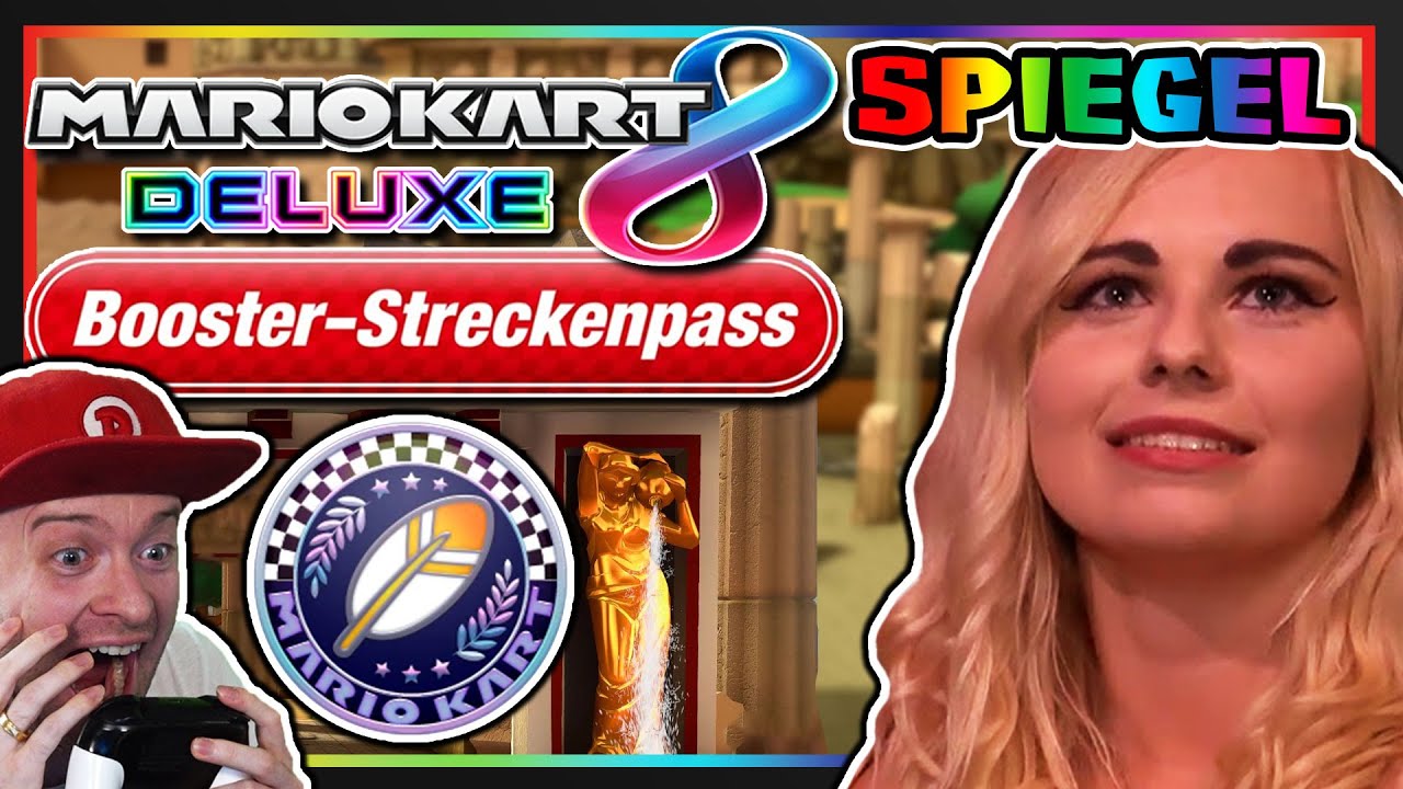 MARIO KART 8 DELUXE BOOSTER-STRECKENPASS 🏁 Feder-Cup Spiegel Together mit Juli & Kamek