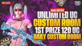 PUBG Mobile Custom Room TDM Custom Room UC Custom Room Uc Giveaways iPad mini 6 ma live stream kesy