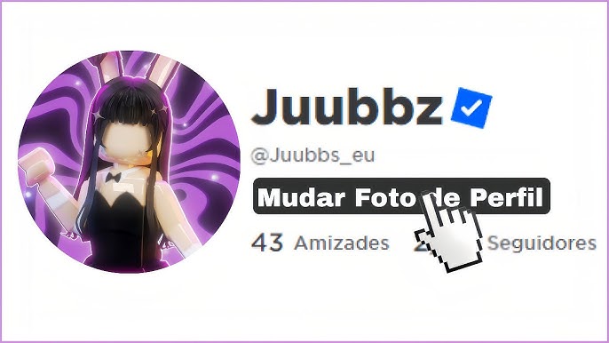 COMO MUDAR O FUNDO DO PERFIL NO ROBLOX! 