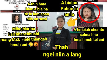 Mibo,Marina-i ruang MZU Field thlangah an hmu ,a hmaiah chemte sahna hmuh ani ,a bialpa rinhlel ani😡