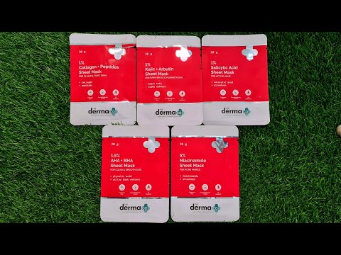 Sheet mask for plump tight hydrated spotless blemish free skin | RARA |the dermaco sheet mask review