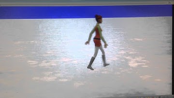 Alice3 walk cycle - low record quality