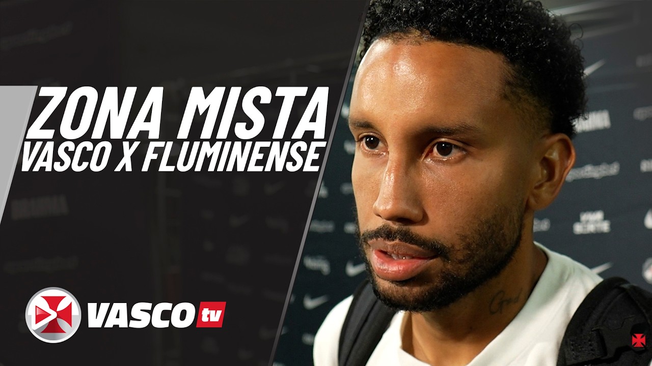 Assista às entrevistas dos jogadores vascaínos na zona mista após Fluminense 1 x 3 Vasco