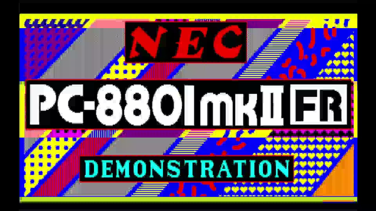 All Nec Pc-8801 Demos (including Nec Pc-8801MkIISR/TR/FR/MR/FH/MH/MA/FA)