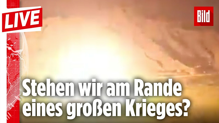 🔴 Iran feuert Raketen auf US-Ziele im Irak: Droht ein neuer Krieg? BILD Live vom 8.1.2020