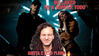 REACT PESO PLUMA feat ANITTA 🔥 BELLAKEO