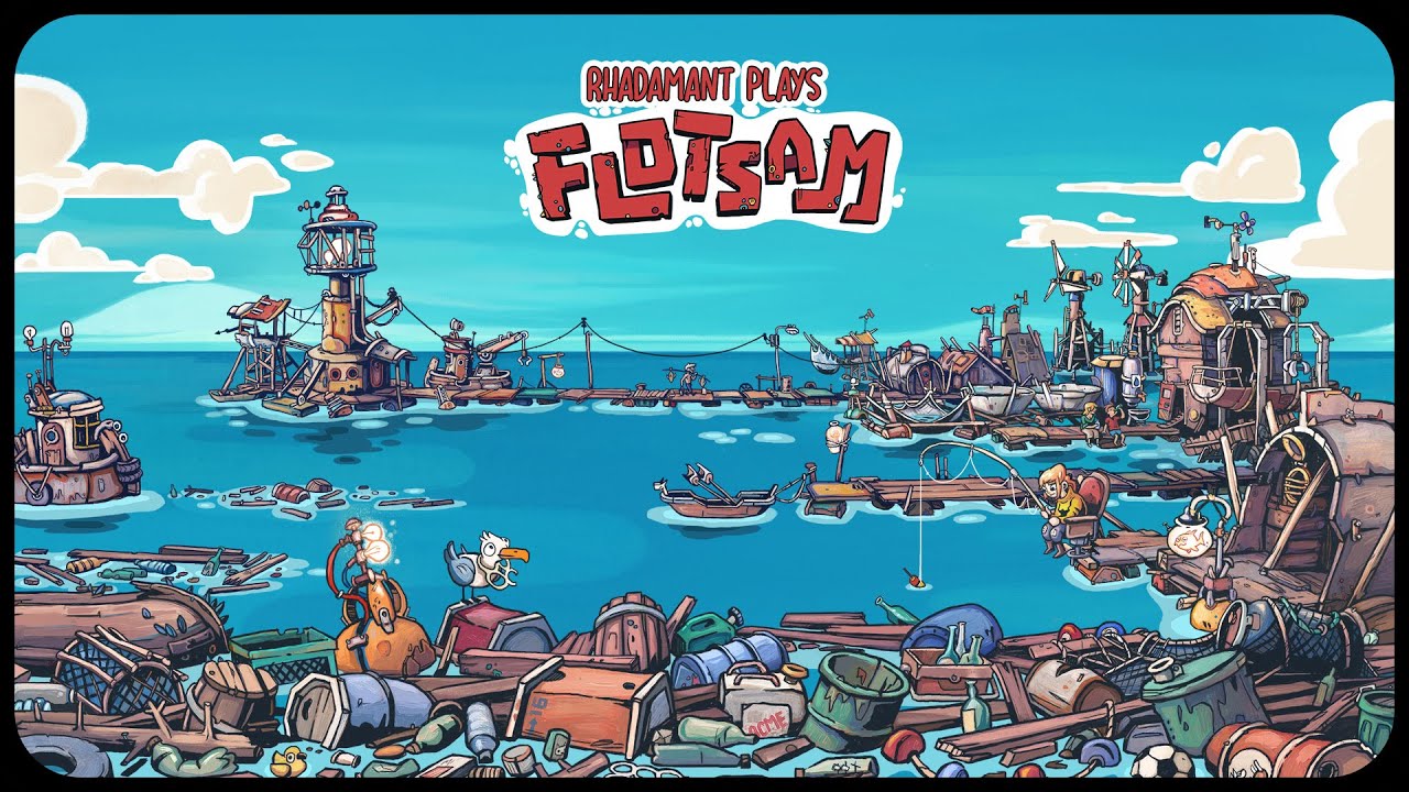 Surviving the Flood Apocalypse By Turning a Boat into a Floating Town - Flotsam Let's Play!