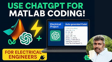 ⚡🤖 How to Use ChatGPT to Generate MATLAB Programs for Electrical Engineering🔌📊