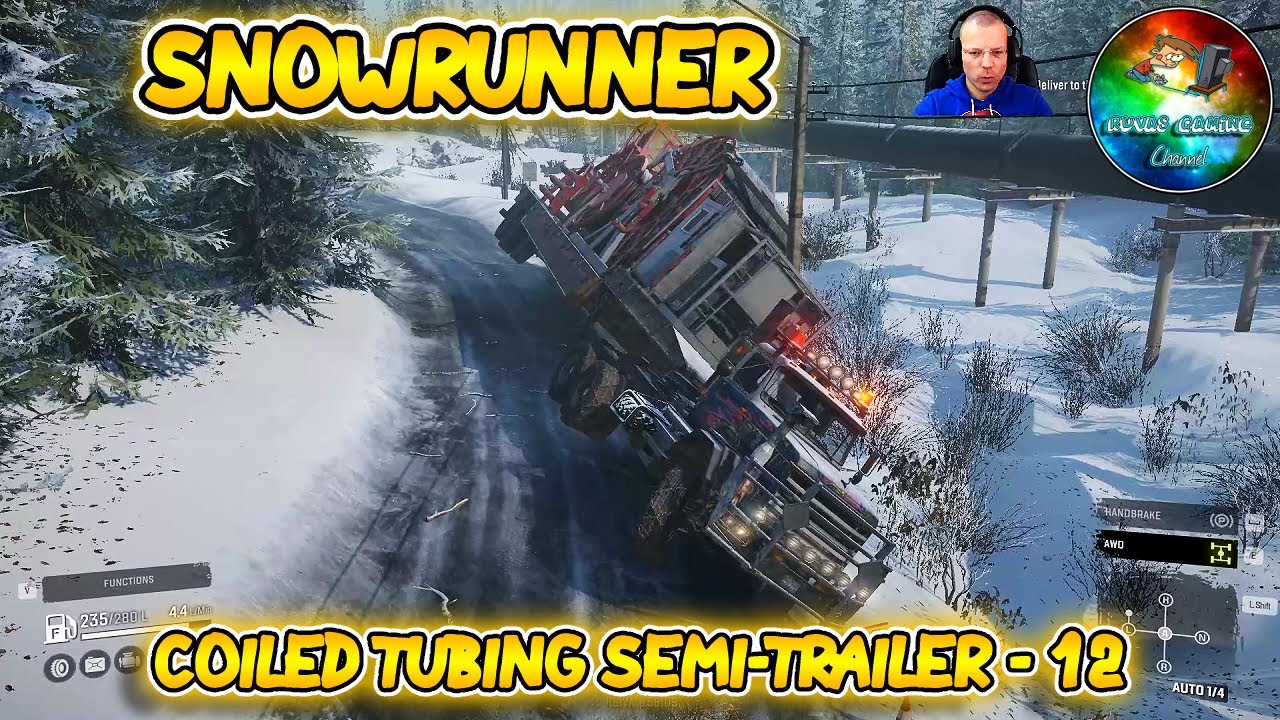 🚛 Let’s play SnowRunner(PT) Coiled Tubing Semi Trailer delivery in