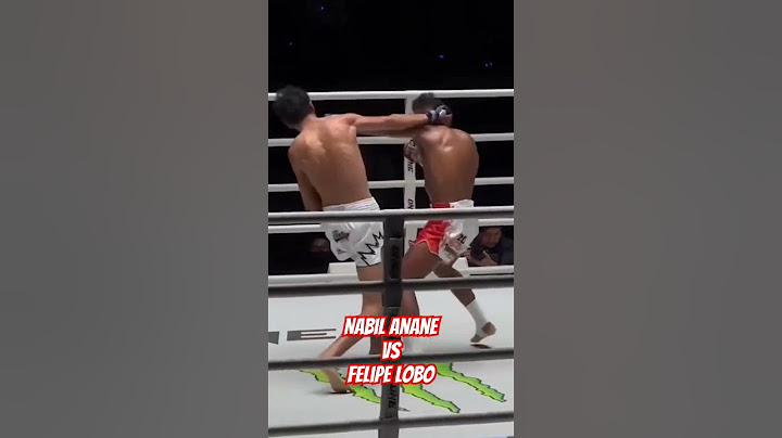 Nabil Anane Vs Felipe Lobo | One Fight Night 24