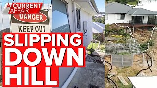 Family's horror as house begins slipping downhill | A Current Affair