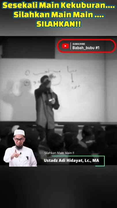 ceramah singkat ustadz adi hidayat | SILAHKAN MAIN MAIN,  Silahkan..!!  #shorts #short #uah