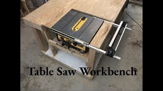 How to build a table saw workbench  Full Project