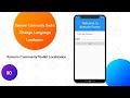 Xamarin Community Toolkit Language Localization