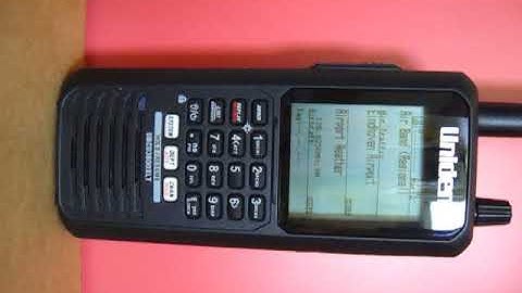 Uniden UBCD3600XLT DMR NXDN Digital Radio Scanner Airport Weather Reception