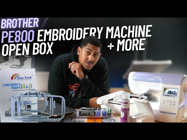 Unboxing Brother PE900 Embroidery Machine 