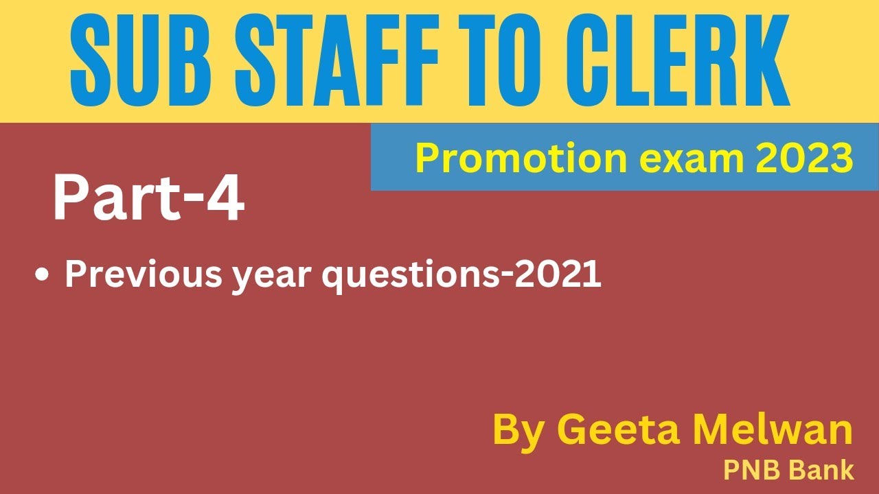 Previous Year Questions Sub Staff To Clerk Promotion Clerk Promotion previous-year-questions-sub-staff-to-clerk-promotion-clerk-promotion