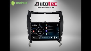 AutoTecPro Toyota Camry 10.1" HD Navigation GPS WiFi Android Screen Navigation CarPlay Android Auto