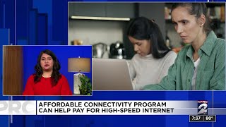 Affordable Connectivity Program connects eligible households to the internet