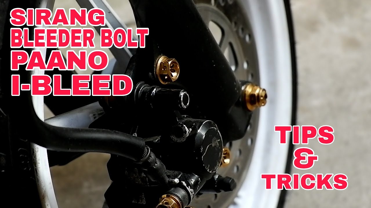 How To Bleed Caliper Without Bleeder Bolt Diy (Yamaha Mio Sporty)