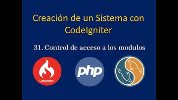 Sistema de ventas desde Cero con CodeIgniter - Control de acceso a los modulos