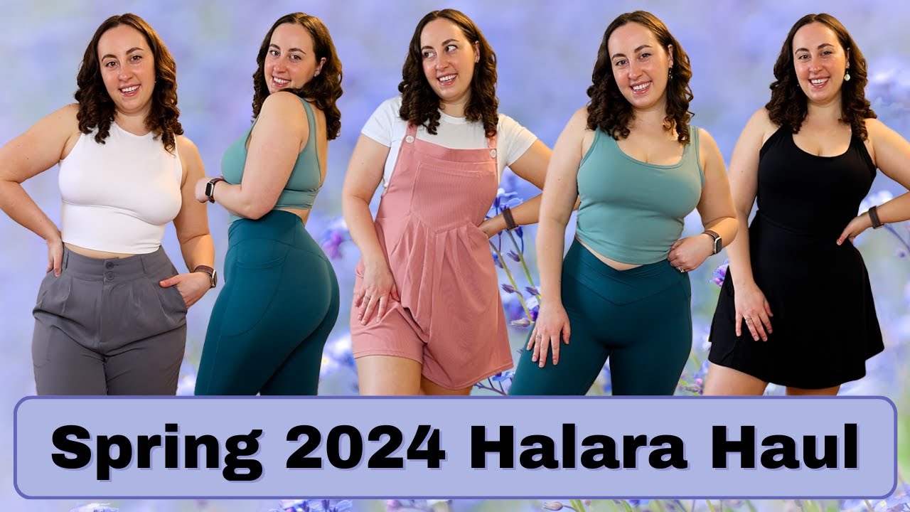 MASSIVE Halara Haul  SoftlyZero Leggings, Everyday Dresses, and Clothes  for Work 