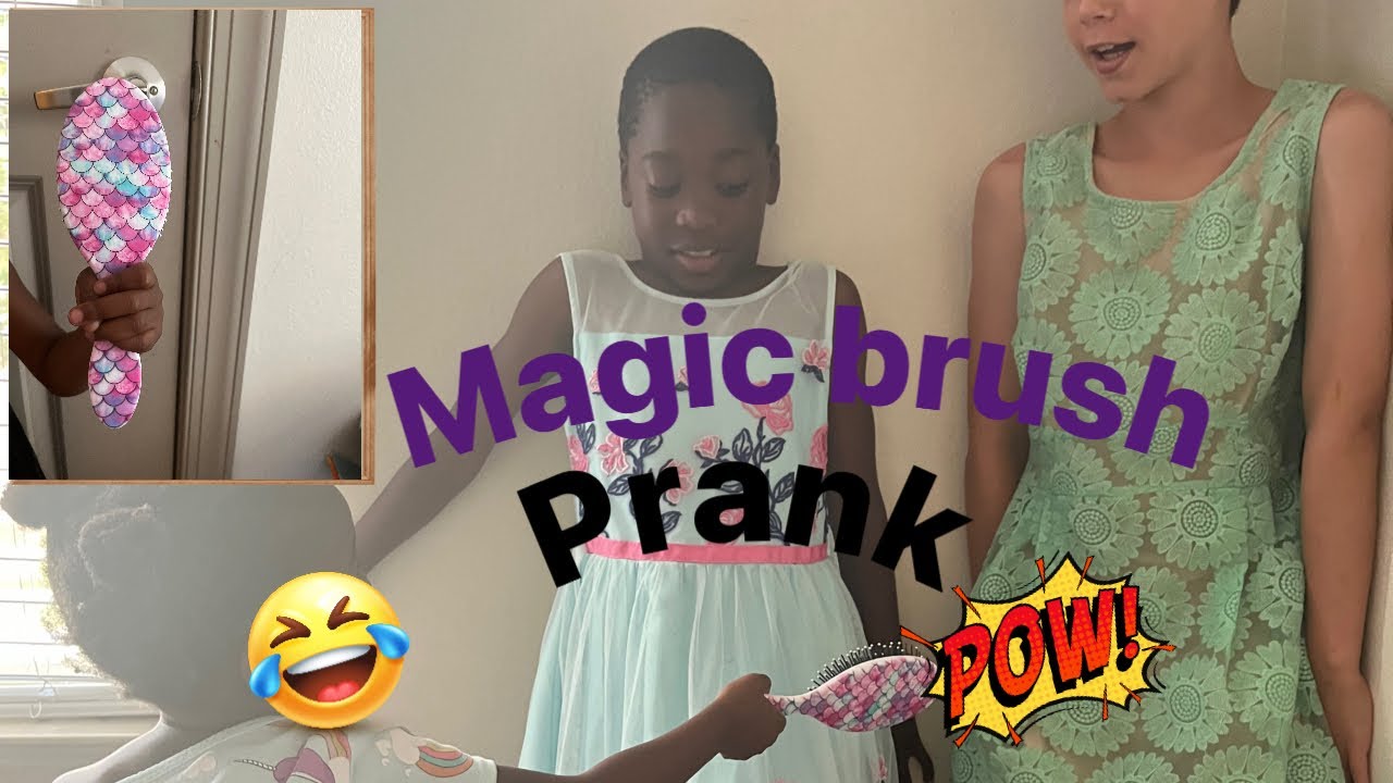 Girl turns boys into a princess with a magic brush (prank gone ✅)