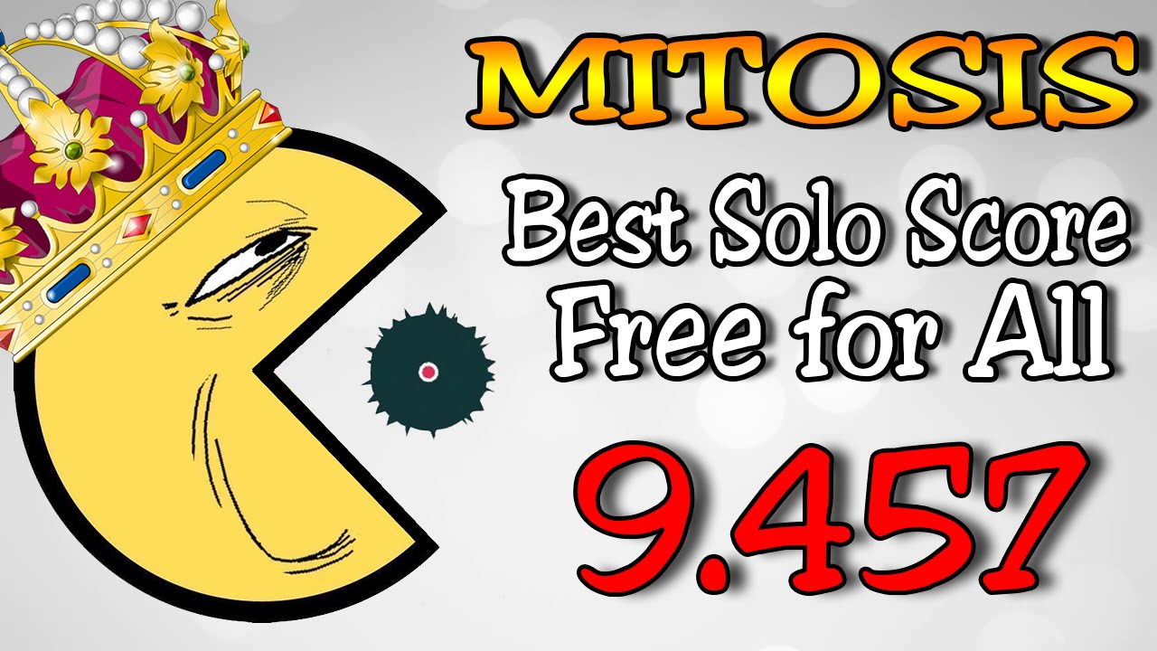 Mitosis the Game - Best Solo Free for All score - 9.457 points - Mongosis
