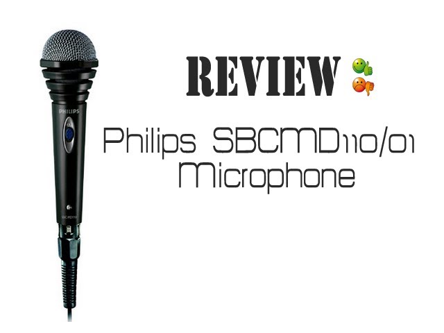 Philips SBCMD110/01 Microphone - Review & Tips - YouTube