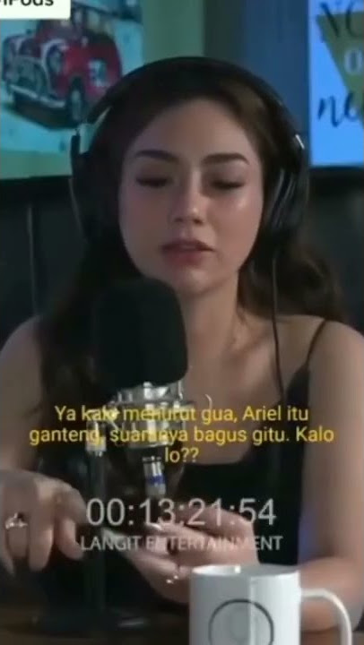 momen aura kasih ditanya tentang ariel noah#shorts