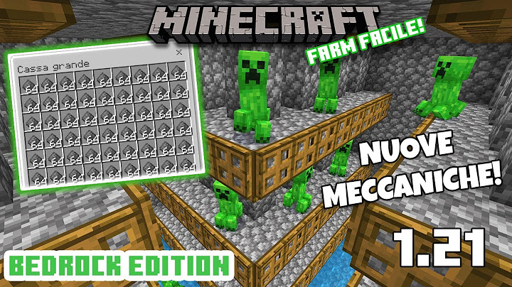 *1.21* LA MIGLIORE FARM di CREEPER (NO RAGNI al 100%) per Bedrock Edition !! || MINECRAFT ITA