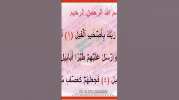 #سورة #الفيل  www. YouTube.com/@karmmohamed828www.facebook.com/karmmohamed828