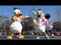 &quot;Dream...and Shine Brighter!&quot; Stage with Donald, Daisy, Mickey, Minnie + at Disneyland Paris 30th