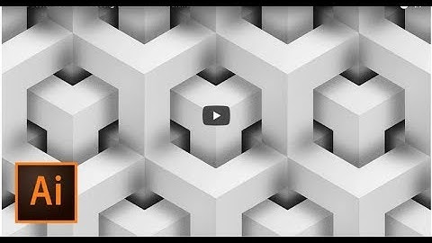 Create Vector 3D GEOMETRIC Background Illustrator Tutorial