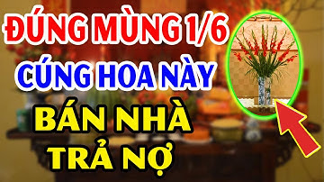 MÙNG 1 ÂM Mà Bàn Thờ Cắm Hoa Này ĐEN ĐỦI TRIỀN MIÊN Thánh Thần Trách Phạt Tiền Bạc Đội Nón Ra Đi