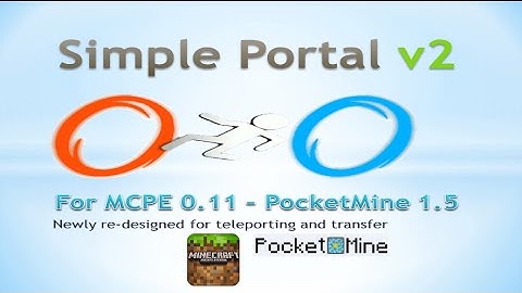new Simple Portal v2.0 | MCPE 0.11 Server Plugin  | Pocketmine 1.5