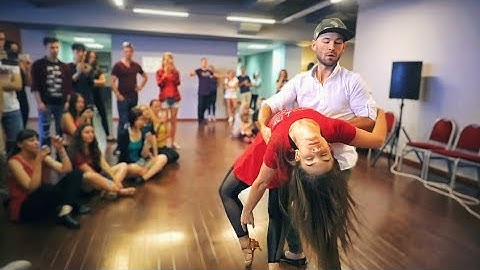 RZC2019. Maxim Chistokletov and Oksana Zemtsova. Zouk demo (Liberian Gyal)