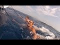 Dragging behind my sailing boat  french riviera gopro