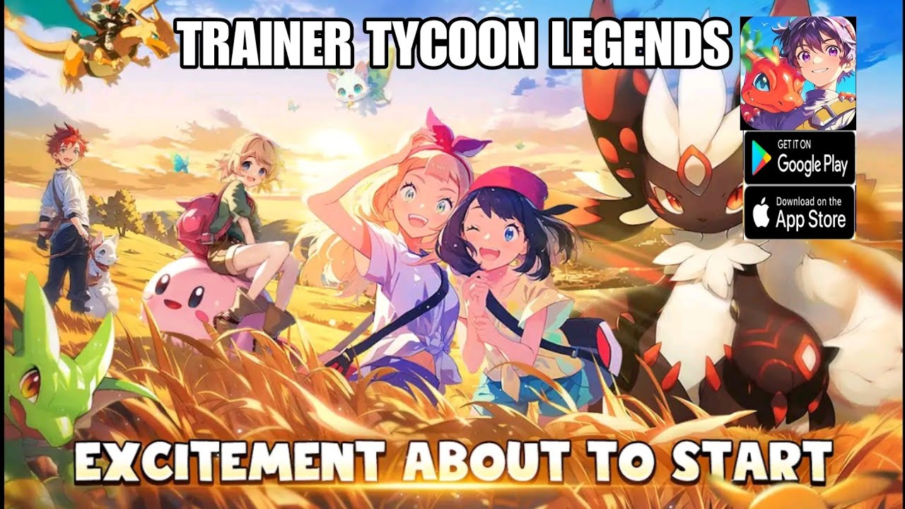 Trainer Tycoon Legends Gameplay - Pokemon RPG Game Android - YouTube