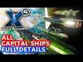 All terran capital ships in detail  x4 cradle of humanity  captain collins