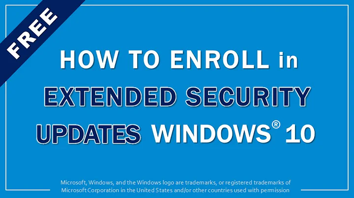 How to Enroll in Windows 10 Extended Security Updates Free