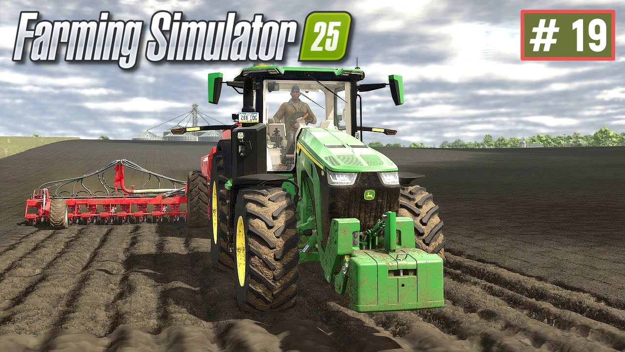 Iowa Plains FS25 - Сею ПОДСОЛНУХ.  Вспашка и Удобрения # 19