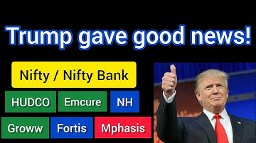 Finally Trump U turn🔥 Stocks in News