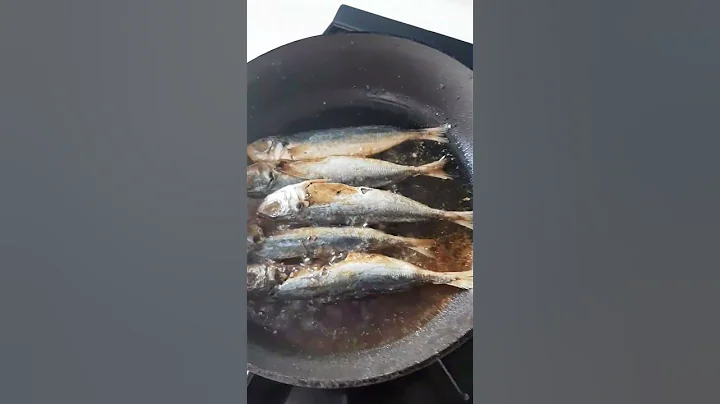 Frying Fish Satisfying sound effects #shorts #asmr #sounds #friedfish