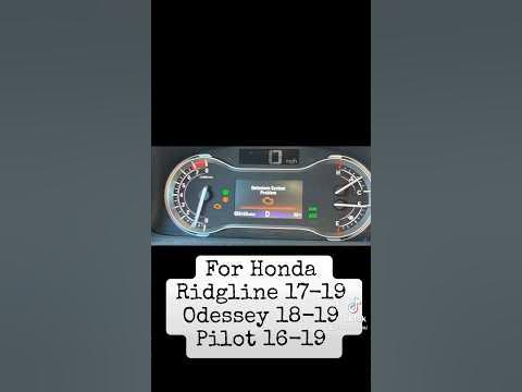 2016 2017 2018 2019 Honda Ridgeline Odyssey Pilot Engine Check Emission